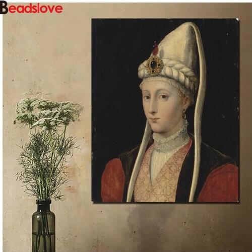 Full drill square round diamond painting mosaic European queen rhinestones diamond embroidery cross stitch