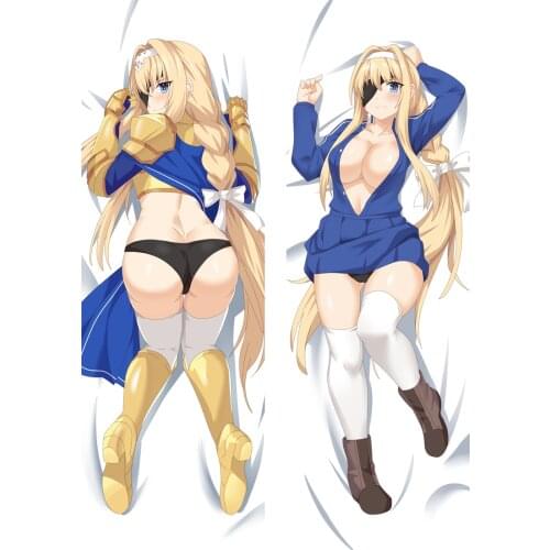 Anime Cartoon Sword Art Online Sexy Body Hugging Pillows Cases Cover Pillowcase Poszewki Dakimakura Cosplay Pillow 912008