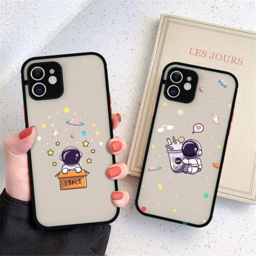 Moskado Cartoon Christmas Elements Phone Case for iphone 11 12 Pro Max Mini X XR XS Max 7 8 Plus Dust-proof Mobile Phone Shell