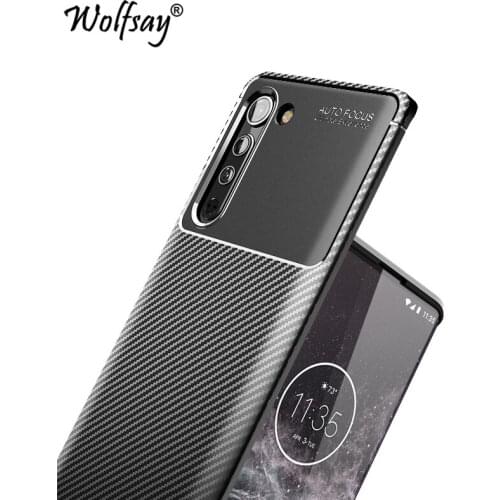 For Cover Motorola Edge Case Bumper Soft Silicone Anti-knock Carbon Fiber Shockproof Phone Case For Moto Edge Case Motorola Edge