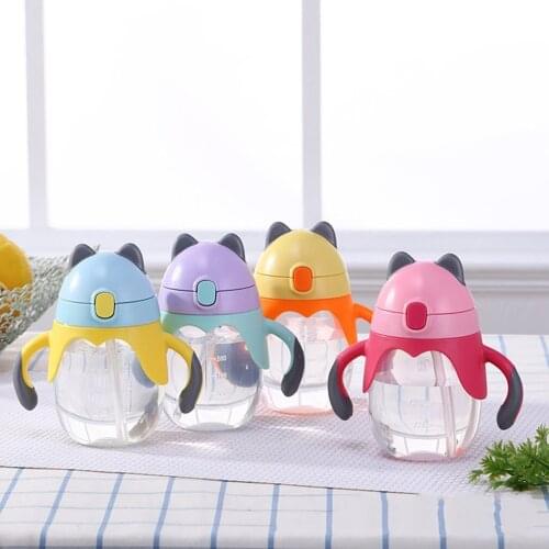 Feeding Kids Toddler Newborn Baby Drink Cups Water Bottles Kids Drinking Sippy A Cup with Straw Copo Infantil Drinker