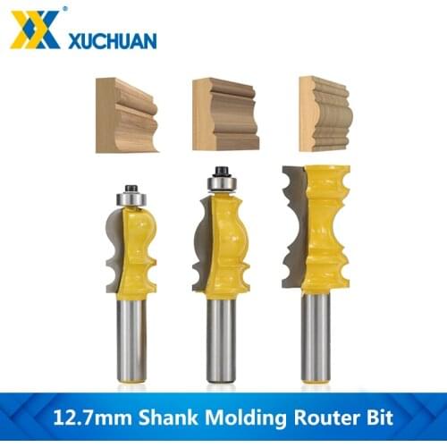 12.7mm Shank Molding Router Bit Carbide Trimming Wood Milling Cutter For Woodworking Cutter Wood Router Bit