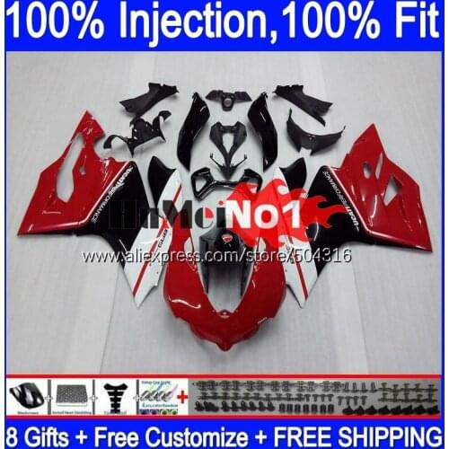 Injection For DUCATI Panigale 899 1199 S 1199R 120MC.2 899S 12 13 14 15 16 1199S 2012 2013 2014 2015 2016 Fairing red black hot