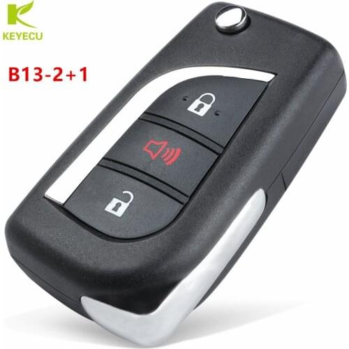 KEYECU 5PCSX KEYDIY Remote for B13-2+1 Universal Remote Control Key B-Series B13-2+1 for KD MINI KD900 KD900+,URG200 KD-X2