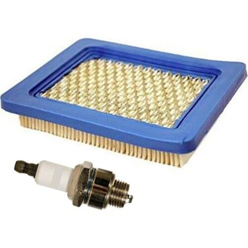 Air Filter & Spark Plug Replacement Kit For B & S Toro 491588 491588s RJ19LM Chain Saw Part Accessories