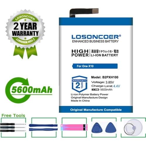 LOSONCOER Battery 5600mAh B2PXH100 Battery For HTC E66 One X10 LTE-A X10 X10