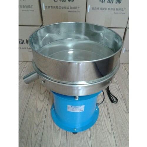 Diameter 40cm Small vibrating screen electric electrostatic spraying powder vibrating screen sieving machine