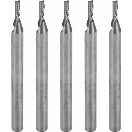 Household Tool Set Hand Tool Set Tungsten Steel Milling Cutter CNC End Mill Spiral Router Bit for Engraving Milling