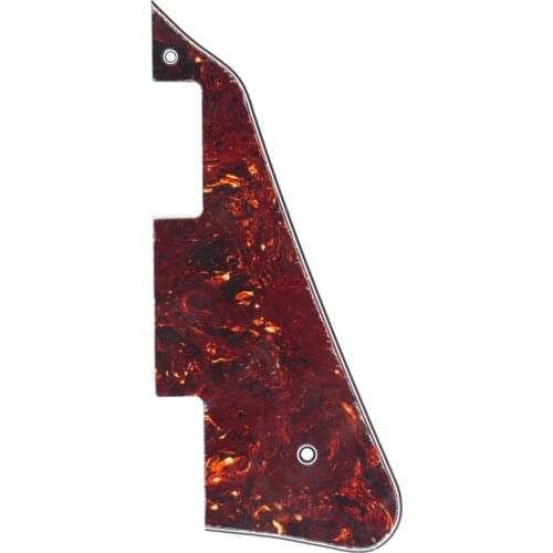 Musiclily Electric Guitar Pickguard for Gibson Les Paul Modern Style, 4Ply Tortoise Shell