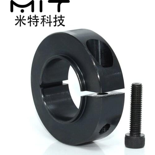 Open Type Fixed Ring Bearing Limit Shaft Sleeve Locking Sleeve Aluminum Automatic Ring Positioning Shaft Collar with Slit SCSBN