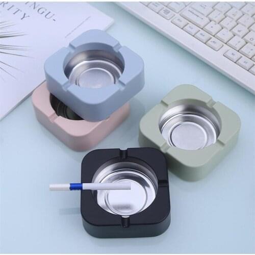 Plastic PP Ashtray Teaware Household Daily Smoking Container Ashtray Home Office Portable Ashtray Outdoor Ashtray Cigar Ashtray