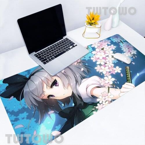 Re Zero Anime Girl Pattern Custom New Mouse Mat Anti-slip Natural Rubber Art Mice Pad Office Decoration MousePads Keyboard Pad