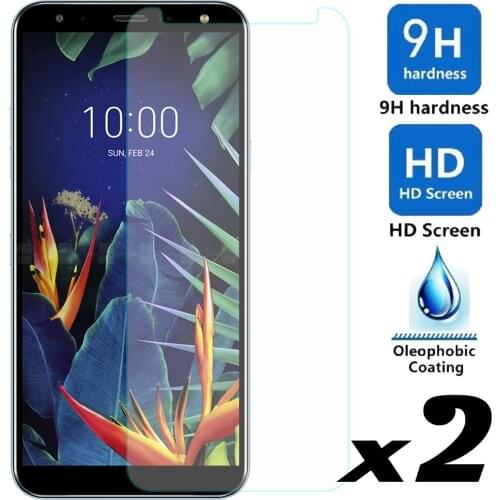 For LG K40/LG Stylo 5/SAM A40 A70 2pcs/lot Tempered Glass Screen Protector Explosion-proof Anti Scratch Front Films LG K40