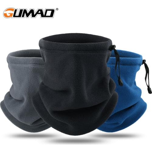 Women Men Fleece Neck Warmer Gaiter Bandana Thermal Half Mask Hiking Cycling Running Snowboard Ski Face Cover Tube Scarf Winter