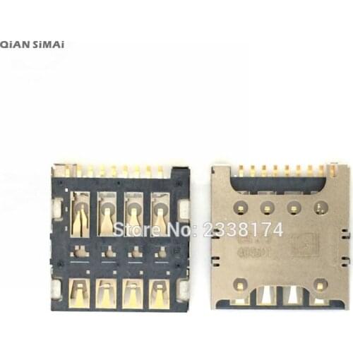 QiAN SiMAi 5pcs For Huawei Honor 3C 3X G750 New sim card slot Socket Card Tray Repair Parts + Free shipping