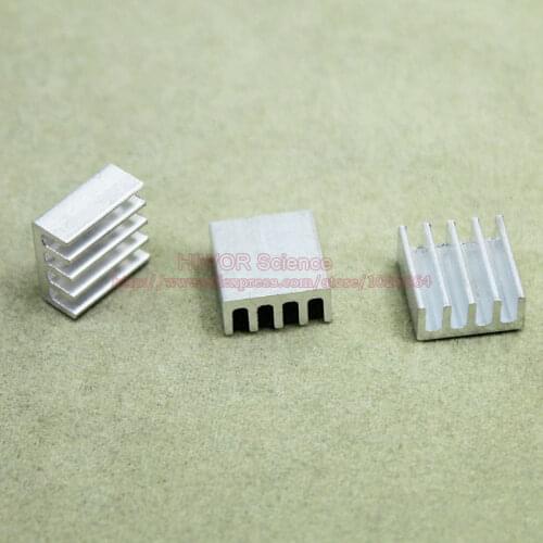 500pcs/lot) Aluminum Heat Sink Heatsink Radiator 11mm*11mm*5mm For integrated circuit IC MOS Transistor