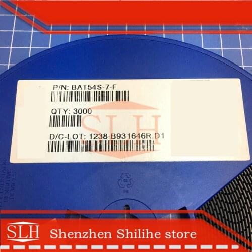 500pcs/lot BAT54S-7-F BAT54S-7 BAT54S BAT54 SOT23-3 Brand new original
