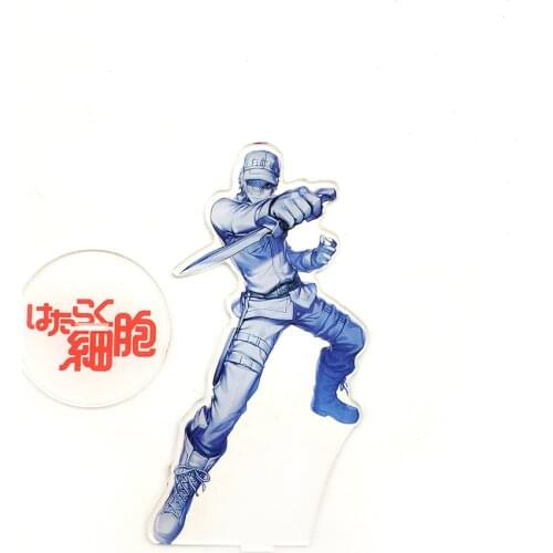 Cells At Work Hataraku Saibo Neutrophil acrylic standee figurines desk decoration cake topper anime