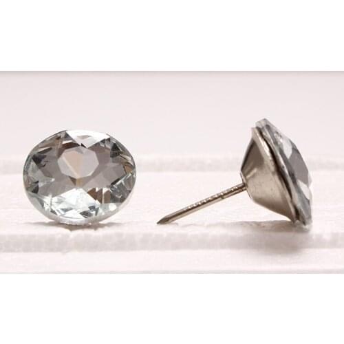 1000pcs/lot) 18mm Diamond Flat Top Crystal Nail Buttons