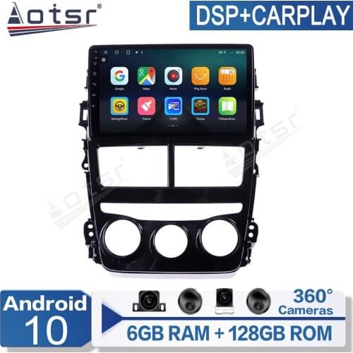 Android Radio Car Multimedia Video Player For Toyota Yaris Vios 2017- 2020 navigation GPS IPS screen PX6 No 2 Din AutoRadio