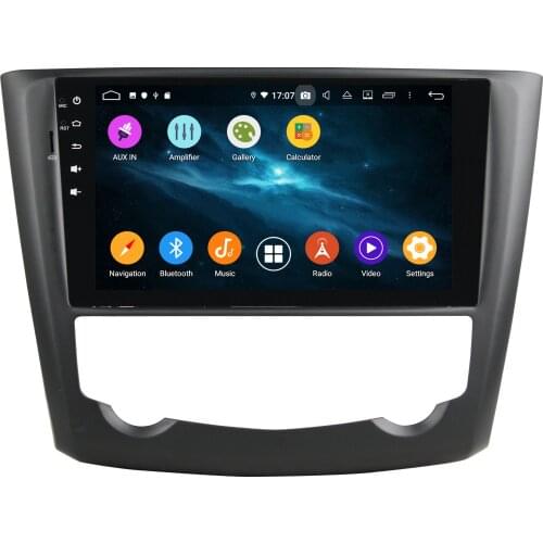 9" Android 9.0 PX6 Car Audio For Renault Kadjar 2016 Car Radio 6 Core Car Multimedia Player 1024*600 Stereo 4+64G Canbus DSP