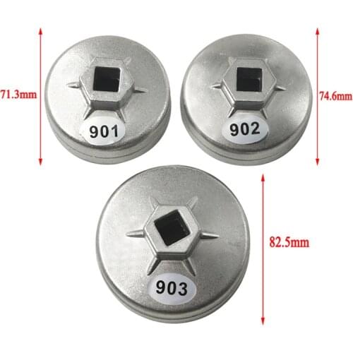 Motorcycle 901 / 902 / 903 Type 14 Cap Style Oil Filter Wrench 65mm / 67mm / 74mm Inner Diameter For Honda Kawasaki Yamaha Suzuk