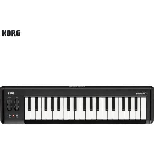 KORG microKEY2-37 37-Key Compact USB MIDI Keyboard Controller USB Powered Compatible with iPhone iPad Mac Windows Computer