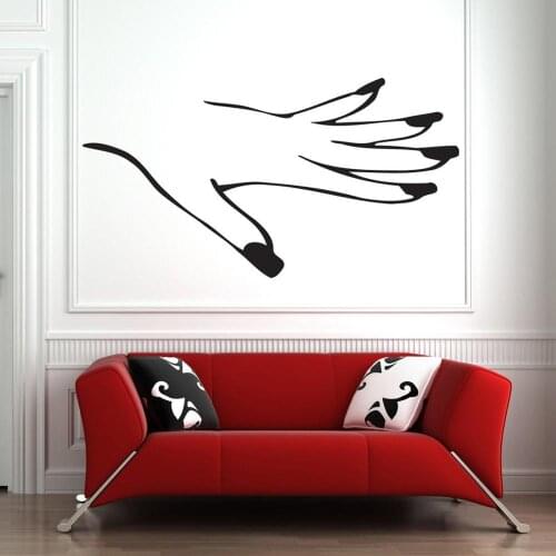 Nail Salon wall decal window stickers Nails Manicure Pedicure Beauty Salon house decorative waterproof vinyl decol decar G283