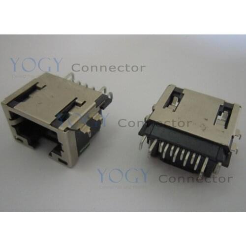 1pcs Laptop motherboard common use network socket fit for lenovo y460 y470 y470a y470p y471 y471a series rj45 female jack