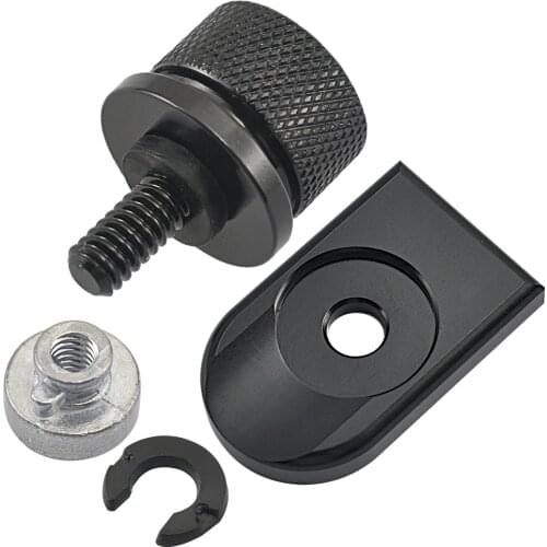 Motorcycle Rear Fender Seat Bolt Seat Screw Nut Kit Mount Knob Cover Nut for 1996-2019 Harley Motorbikes