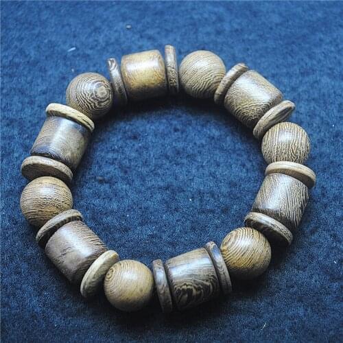 1PC New Mens Bracelets Nature Bodhi Wooden Material For Lovely Jewelry For Your Clothes Matchings Size 16MM Free Shipping Whole