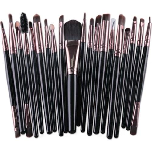 20pcs Makeup Brush Set Cosmetics Eyeshadow Blending Foundation Powder Eyebrow Blush Professional Make Up Brushes Tool Maquillaje