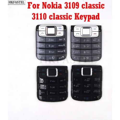 HKFASTEL New Keypad For Nokia 3110c 3110 Classic 3109c 3109 Mobile Phone English Russina keyboard replacement parts