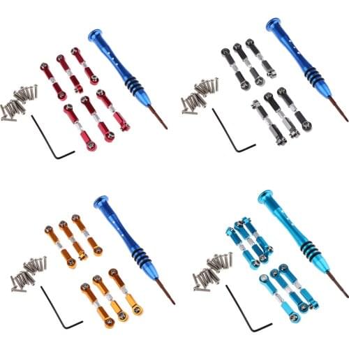 Upgrade Metal Rod Servo Linkage for WLtoys A959-B A969 A979 K929 1:18 RC Car
