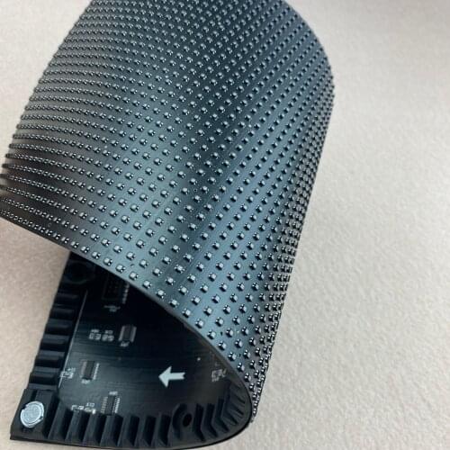 P5 indoor(3 in 1) LED soft flexible display unit 64*32 pixels;320mm*160mm size;Scan Mode:1/16 Scan