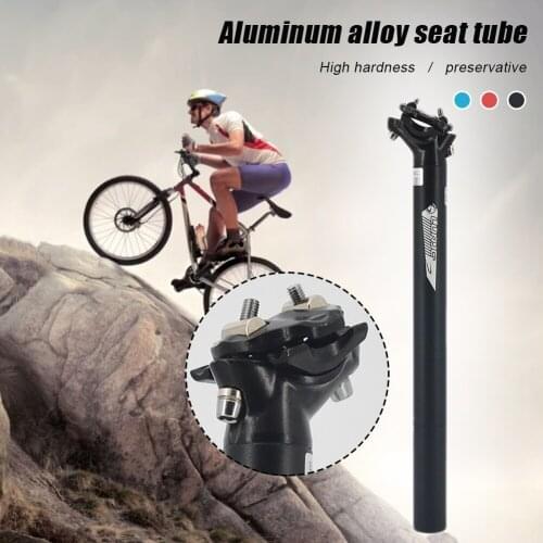 New 27.2/30.9/31.6mm*400mm Seatpost Aluminum Alloy Adjustable Angle MTB Seat Post For Mountain Road Bikes Parts Aceessories