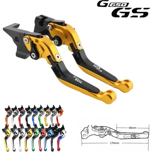 For BMW G650GS Sertao G 650 GS G650 GS 2010-2015 Adjustable Foldable Extendable Brake Clutch Lever For Motorcycle
