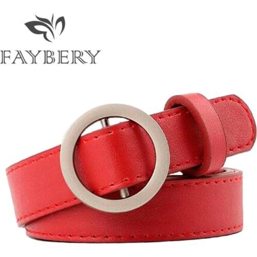 Western Soft Leather Women Belts for Women Jeans Casual PU Cowgirl Belt Silvery Round Circle Metal Buckle Belt Wholesale
