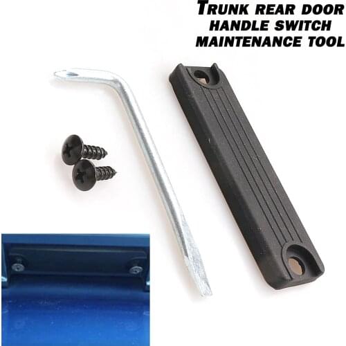 Trunk Hatch Liftgate Back Door Handle Switch Latch Release Button Rubber Cover for Toyota Camry Lexus