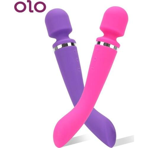 OLO Vaginal Massager Dildo Vibrator Magic Wand 20 Speeds Dual Motors Sex Toys for Women Adults G-Spot Clitoral Stimulator
