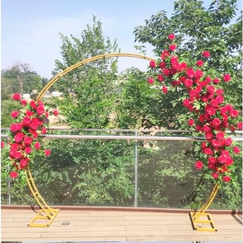 Wedding arch, background support, Home decoration, stage background, round arch Flower racks, party birthday decorations