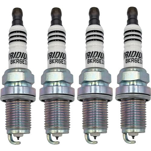 4PCS BKR6EIX 6418 IRIDIUM BKR6EIX-6418 Spark Plug For Audi BMW Suzuki Volvo Porsche
