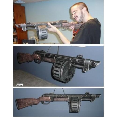 1:1 Scale Fallout 3 Drum-magazine The Terrible Combat Shotgun Paper Model Kit Handmade Toy Puzzles