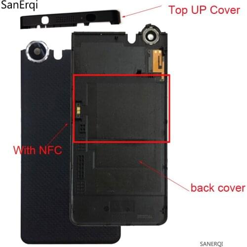 For BlackBerry KEYone DTEK 70 DTEK70 housing Back Battery Cover Door Housing Case back cover Top UP Cover Replacement Parts