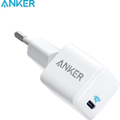 Anker Nano 20W Charger for iPhone, PowerPort III PIQ 3.0 Durable Compact Fast Charger, USB-C Charger for iPhone 12 series