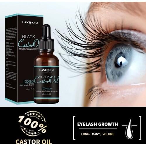 30ml Eyelash Growth Liquid Hair Eyebrow Moustache Nourishing Castor Seed Oil Mild Nourishing Beard Eye Lash Lotion Oil TSLM1