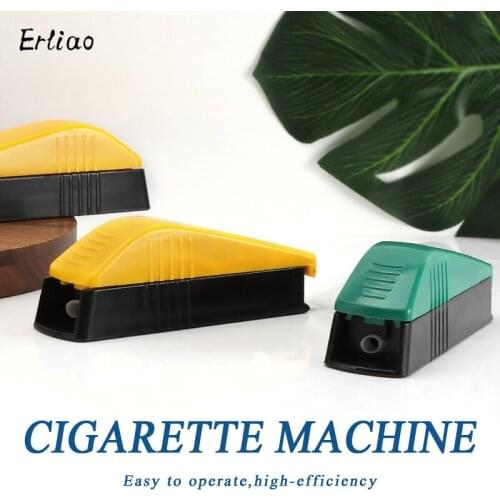 New 1Pcs Plastic Cigarette Wrapping Machine Single Tube Rolling Tobacco Roller Cigarette Smoking Maker Puller Machine