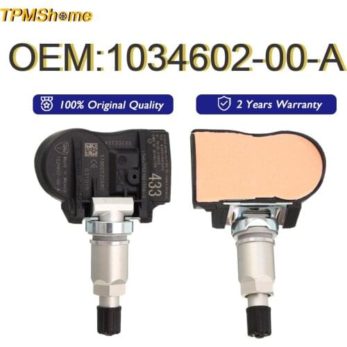 1034602-00-A TPMS Sensor 433MHz Tire Pressure Monitoring System For TESLA MODEL 3 MODEL S MODEL X Car Tyre Air Monitor Sensor