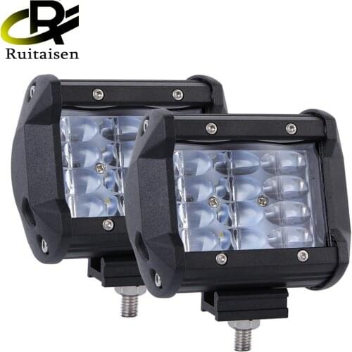 4 Inch 108W Led 4D Projector Lens Niva Off-Road Car Headlights Four Rows Of Elliptical Lens Work Light Fittings Modified