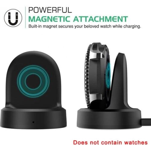 5V 1A Smart Watch USB Wireless Charger Cradle Dock For Samsung Gear S3 S3 Frontier SM-R760/Frontier SM-R765/Classic SM-R770